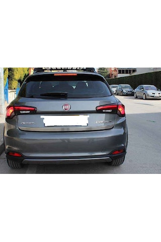 Fiat Egea Cross 2020-2025 Krom Bagaj Alt Çıtası Paslanmaz Çelik