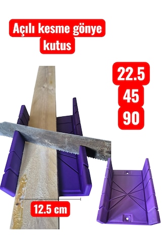 Açılı Kesme Aparatı Gönye Kutusu 22,5.45,90