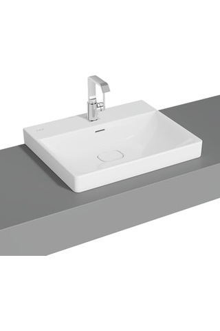 7401b003-0041 Dar Lavabo 60x38 Cm Beyaz Çok Renkli
