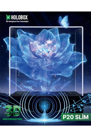 Holobox P20s Smart Sesli 3d Hologram Fan