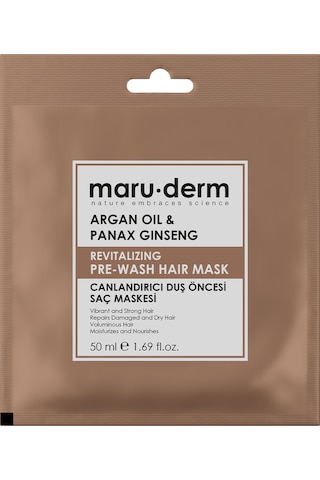 Duş Öncesi Saç Maskesi - Argan Yağı & Asya Ginsengi Yenileyici Duş Öncesi Saç Maskesi 50 Ml