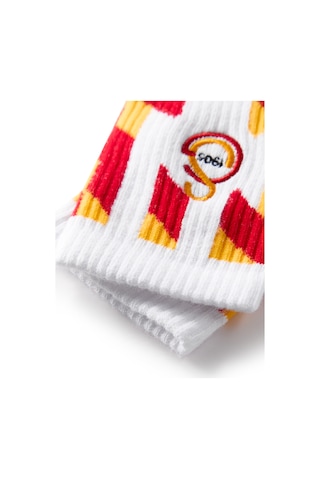 Gsstore Galatasaray Unisex Çorap K252283 Beyaz