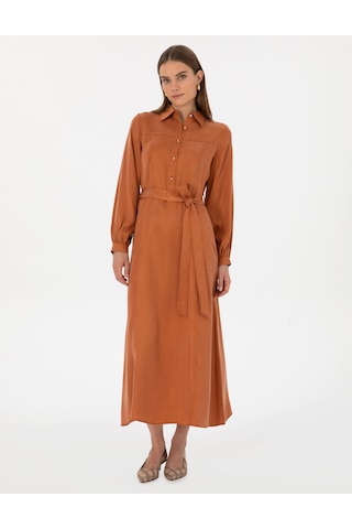 Pierre Cardin Kadın Tarçın Elbise Dokuma 50313239-vr191 Tarçın