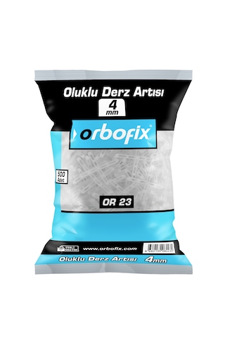 Derz Artısı Oluklu 4mm 500 Adet