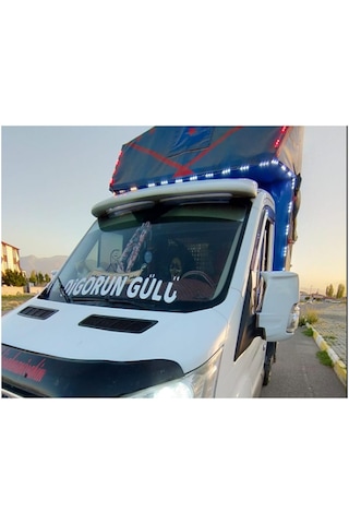 Ford Transit 2014-2021 Beyaz Boyalı Batman Yarasa Ayna Kapağı