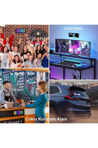 Yenilzd Matrix Kayan Yazı Emoji Led Ekran Programlanabilir 17x7c