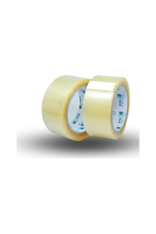 45mm Şeffaf Koli Bandı- 18 Adet - Hotmelt - Extra Güçlü Yapışma 18