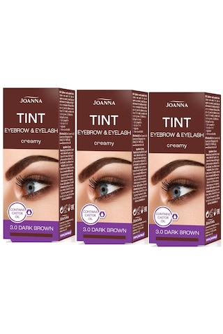 Joanna Kaş ve Kirpik Boyası 3.0 Dark Brown 3'lü