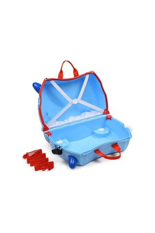Trunki Köpek Dougie Dog Binilen Ve Sürülen Çocuk Bavulu Mavi