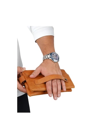 Mft Leather Hakiki Deri Unisex El Çantası Boliva 9874 Tiguan Camel