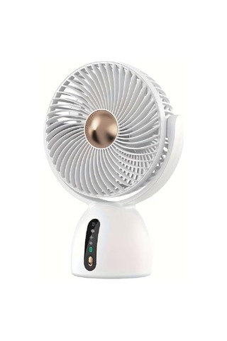 Hepu Hp-f07 Usb Şarjlı Sessiz Masaüstü Mini Fan 360 Derece Ayarlanabilir Gövde Vantilatör