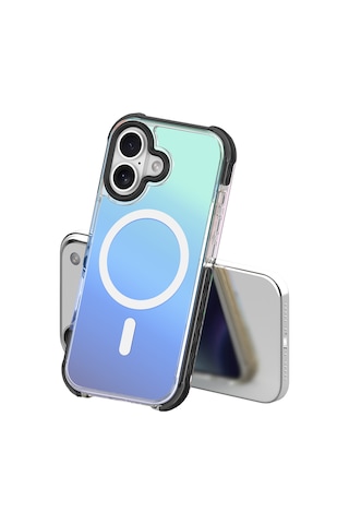 Buff Apple Uyumlu iPhone 17 Magsafe Radiant X Kılıf Siyah