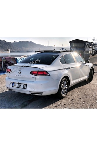 OtoÇizgi Vw Passat B8 Spoiler Bagaj Üstü Spoiler - Spoyler Piano Black OtoÇizgi