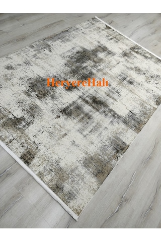 Eko Halı Passage Plz 01 Krem Vızon Sık Dokuma İnce Halı