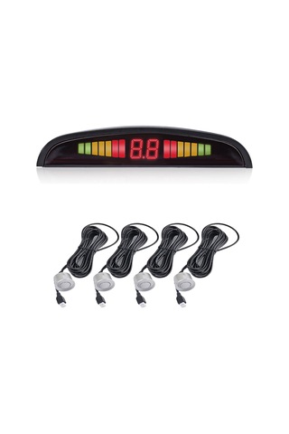 GPR AUTO PARTS TÜRKÇE KONUŞAN PARK SENSÖRÜ LED GÖSTERGELİ GRİ