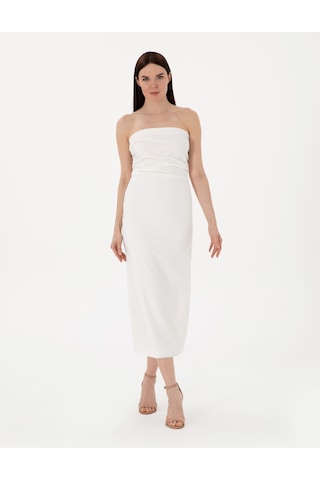 Pierre Cardin Kadın Beyaz Elbise Dokuma 50301017-vr013 Beyaz