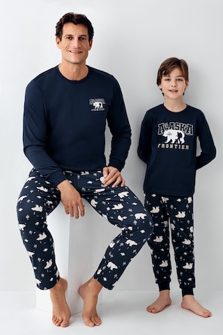 Rolypoly Erkek Çocuk Lacivert Pijama Takımı Rp3718-c-v1