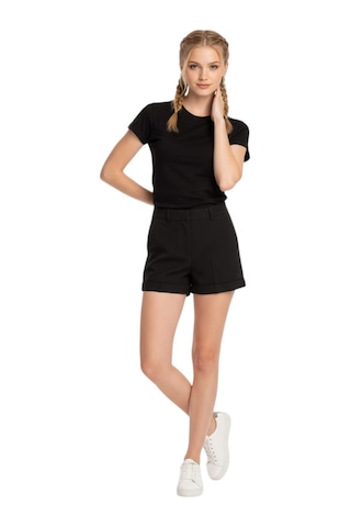 Jack & Jones Normal Bel Normal Turkuaz Kadın Şort 12213192 Siyah