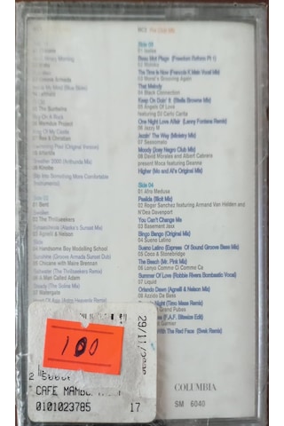 Plak Değildir Kaset Tir Cafe Mambo The Real Sound Of Ibiza Doub