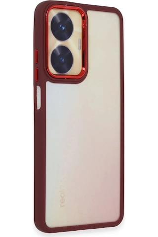 Realme C55 Kılıf Dora Kapak - Kırmızı