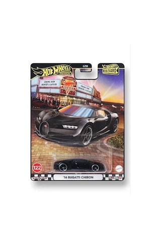 Hot Wheels '16 Bugatti Chiron Boulevard Premium Oyuncak Araba Çok Renkli