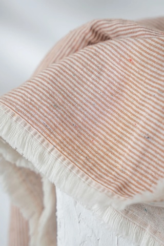 Ecocotton Melinda Terra %100 Organik Pamuk Müslin Bebek Yatak Örtüsü Turuncu