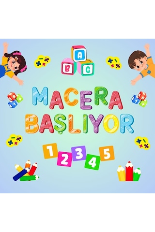 Macera Başlıyor Okul Pano Süsü 02