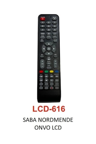Hubrendy Çer Saba - Nordmende - Onvo Lcd Uyumlu Tv Kumandası - Lcd 616