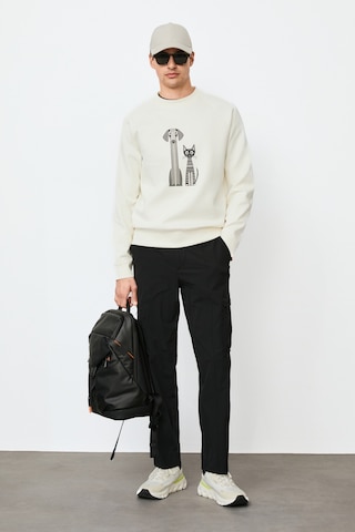 Lufian Alfred Erkek Sweatshirt Kırık Beyaz Kırık Beyaz 112030203100510