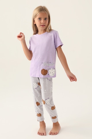Arnetta Brunch Lila Kız Çocuk Pijama Takımı 5274-42747 Lila