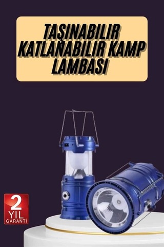 Mey İthalat Kamp Feneri Şarj Edilebilir Güneş Enerjili Işıldak Usb Şarjlı Çok Renkli
