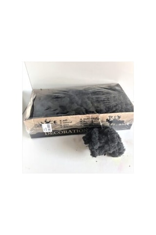 Reindeer moss BLACK(SİYAH) şoklanmış norveç yosunu