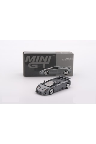 Mini Gt 1/64 1002 Bugatti Eb110 Super Sport Grigio Scuro