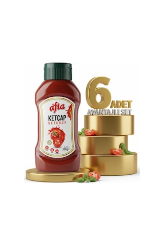 Afia Tatlı Ketçap 6x550 Gr