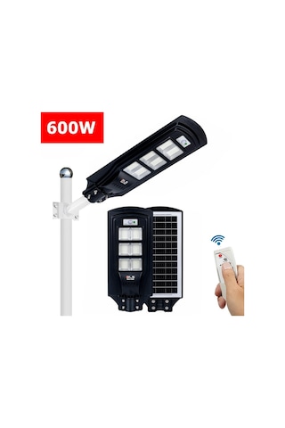 Tr 600w Solar Güneş Enerjili Led Bahçe & Çevre Aydınlatma Lambası Profesyonel Dış Mekan Slr-lg-600