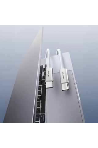 Lenyes Lc550 Type-c To Type-c Hızlı Şarj Özellikli Data Ve Şarj Kablosu 240w 1m Beyaz Beyaz