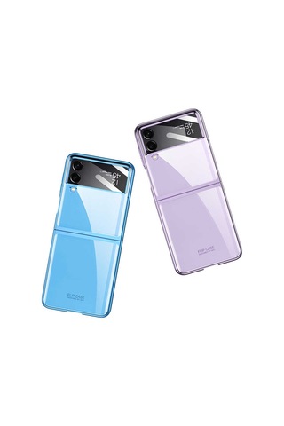 Samsung Uyumlu Galaxy Z Flip 4 Kilif Zore Kipta Lensli Kapak 557455958