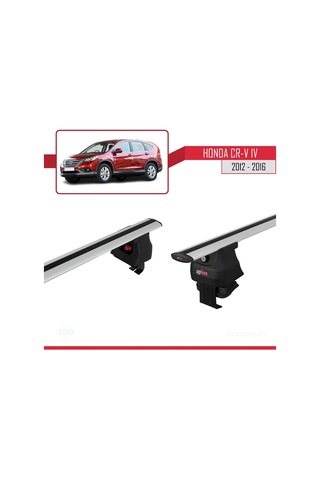 Honda Cr-v Iv 2012-2016 Arası İle Uyumlu Ace-4 Ara Atkı Tavan Barı Gri