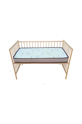 10 Cm Ortapedik Sünger Özel Bambu Kumaş Park Beşik Ve Anne Yanı Beşik Yatağı Model:12565 50 x 90 CM