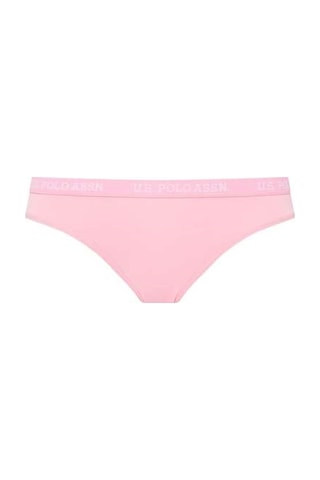 U.S. Polo Assn. U.s Polo Assn. 66119 Kadın 3 Lü Slip-mint&beyaz&gri Çok Renkli