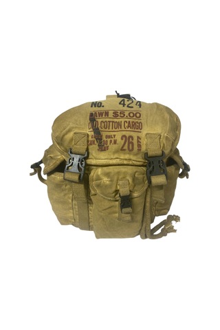 Kaliteli Tek Gözlü Vintage Disayn Unisex Sırt Günlük Okul Gezi Kamp Trekking Çantası Kc Ahtapot Bag Sarı Bordo