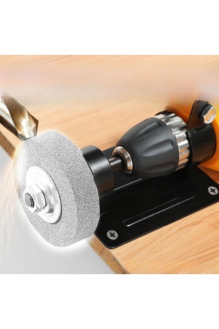 Homyl Elektrikli Matkap Kesme Standı Taşlama Beyaz-disk