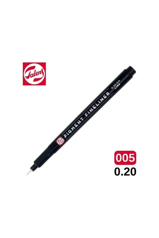 Talens Pigment Fınelıner Çizim Kalemi 0.20mm Siyah 1 Adet Kırtasiye Ürünü