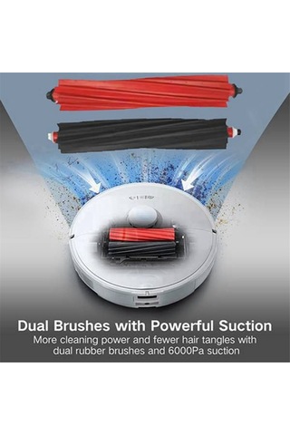 Leasetake Roborock Qrevo Master/v20/p10s Pro Vakum Ana Yan Fırça Paspas Bezleri Hepa Filtreleri Toz Torbaları İçin 23 Adet Yedek Parça