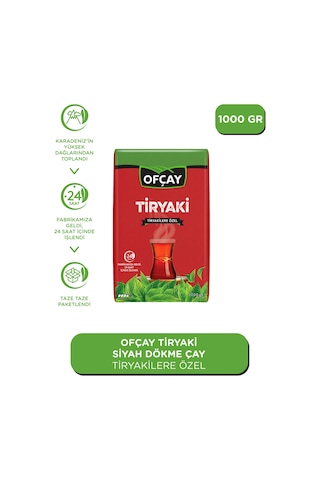 Ofçay Tiryakisine Siyah Dökme Çay 1 KG