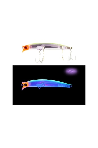 Ege Fish V Gaga 92mm 15.5 Gr Maket Balık Uv Pink Sübye