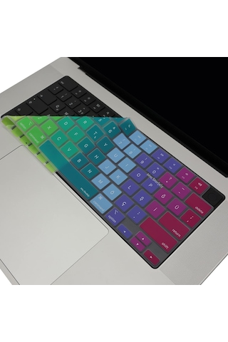 Apple Uyumlu MacBook Türkçe Q Klavye Koruyucu Us Amerikan Return Enter Uyumlu M1-m5 A2681 A3113 A3240 A3449 A29