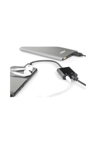 Dıgıtus Usb Type-c Adaptör / Type-c - Usb Type-c + 3,5 Mm Jak