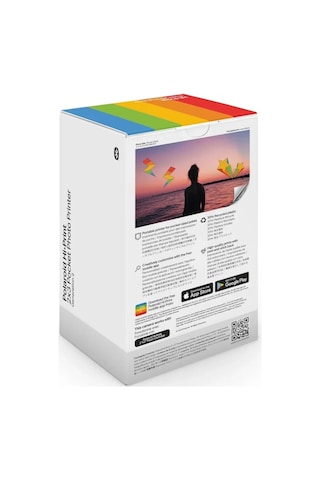 Polaroid Hi-print - Bluetooth Fotoğraf Yazıcısı Ve Kağıt İkili Paketi Beyaz Siyah
