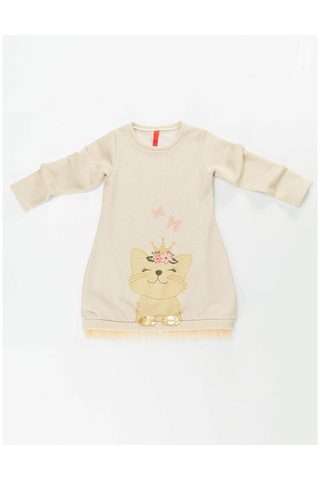 Denokids Mushi Cat Dream Elbise Çok Renkli
